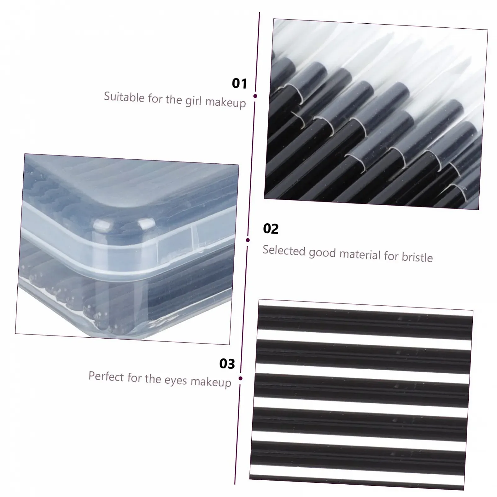 Пенсели для подводки глаз minkissy, фото №2 Пенсели для подводки глаз minkissy, фото №2