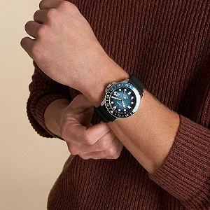 Годинник Fossil Blaue GMT чоловічий, тристрілочний механізм з датою, з браслетом з нержавіючої сталі або силікону synthetic.ua - Фото 1