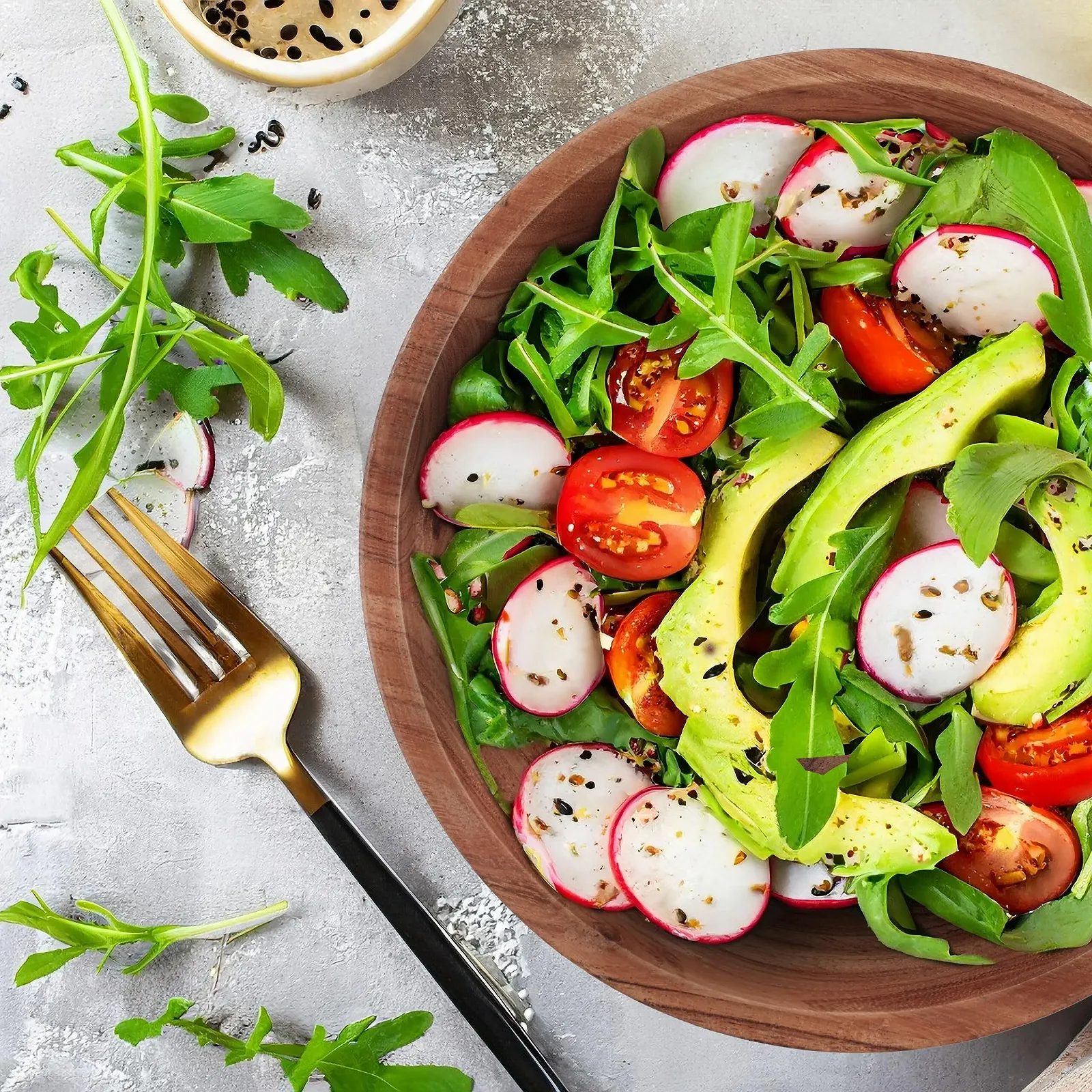 Салатница Relaxdays Набор из 2 штук Дерево акации Диаметр 19 см и 25 см Круглая Коричневый, фото №5