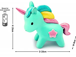 Скарбничка Mousehouse Gifts Єдиноріг з глітерною гривою та зіркою synthetic.ua - Фото 1