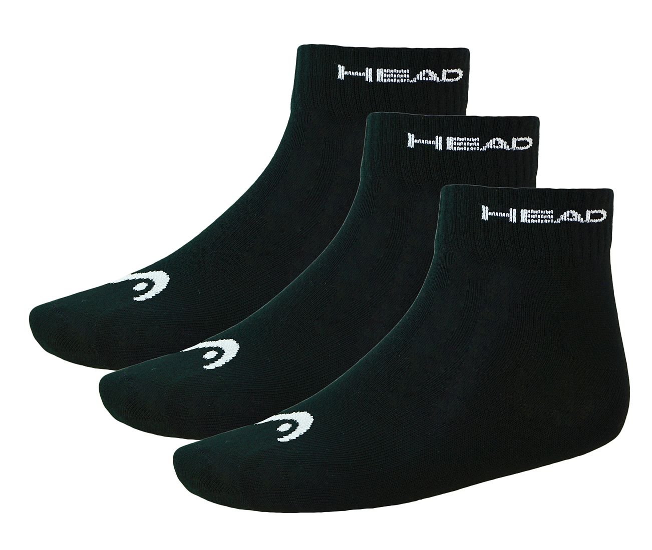 Носки Head QUARTER 3PPK Черный 35-38, фото №2