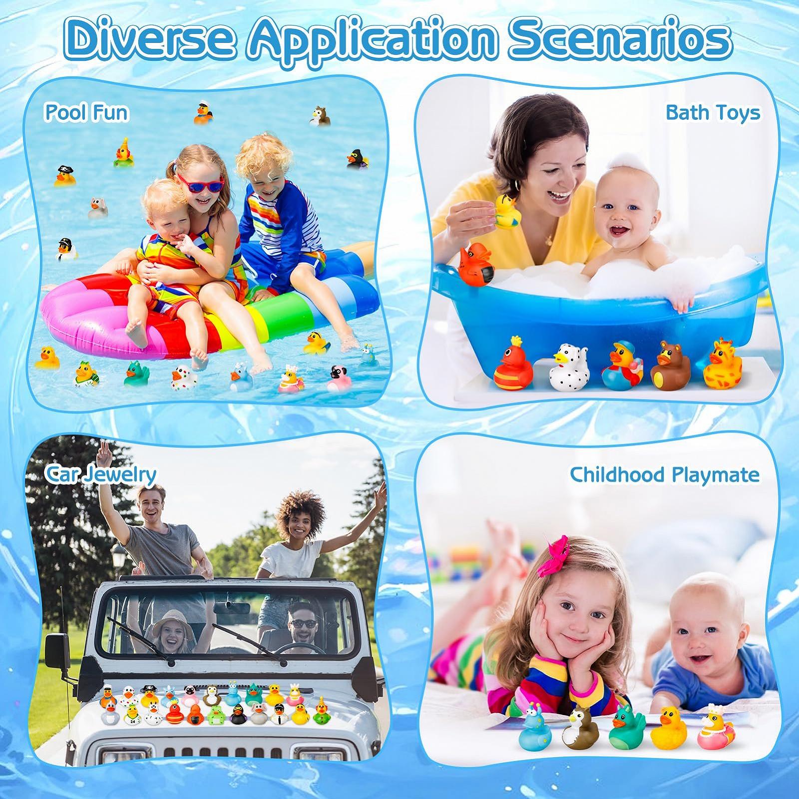 Качка для ванни Гумова Різнокольорова, фото №4