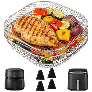 Набор решеток для мультипечи BYKITCHEN 3 шт. нержавеющая сталь 304 универсальный - Фото 1