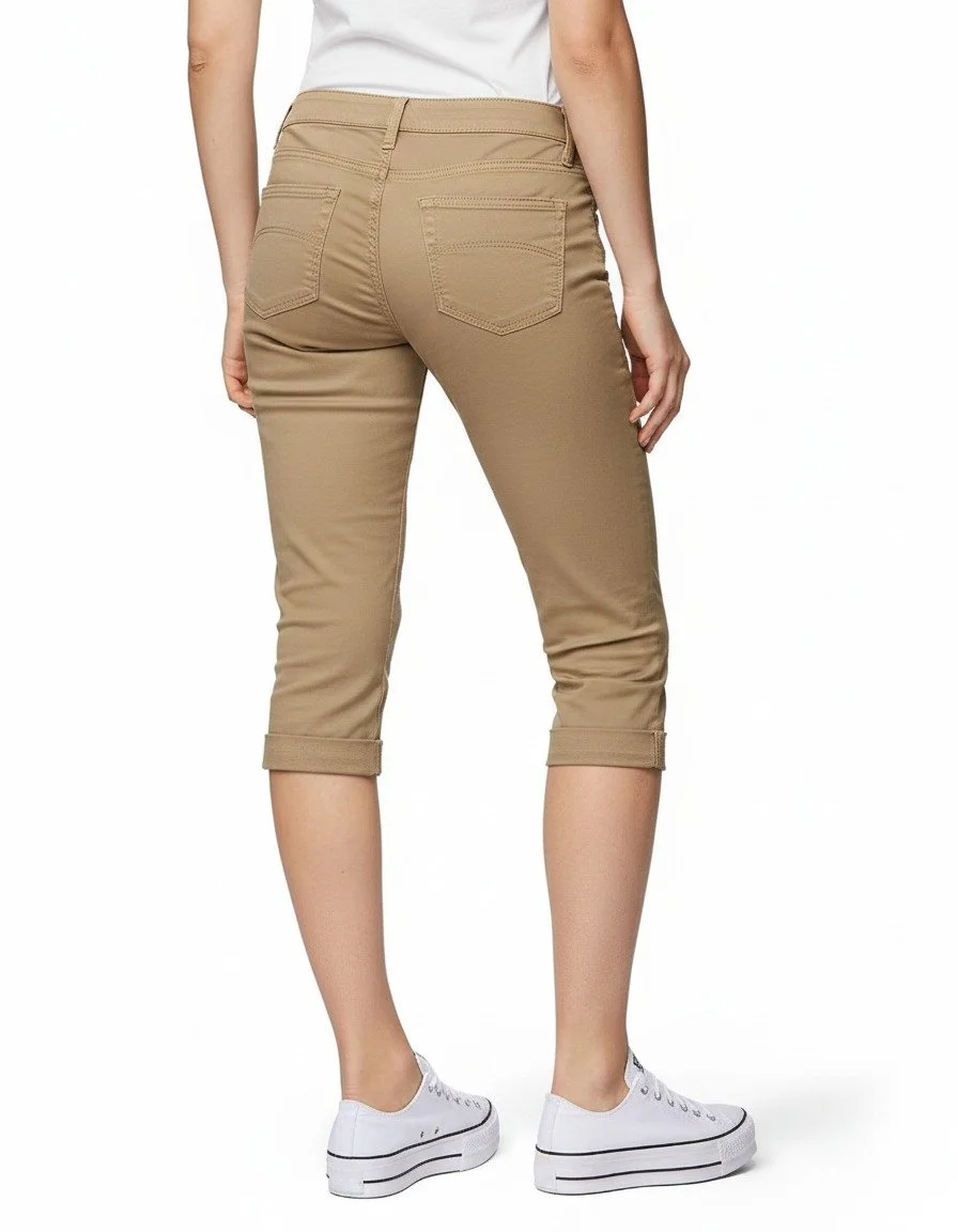 Жіночі капрі-шорти MAVI Marina у кольорі Taupe сіро-бежевий - 32, фото №3