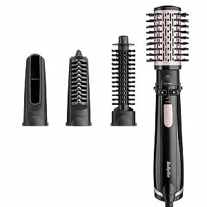 Фен-щітка BaByliss AS200E 1000 Вт з обертовою насадкою та 4 аксесуарами Black - Фото 1