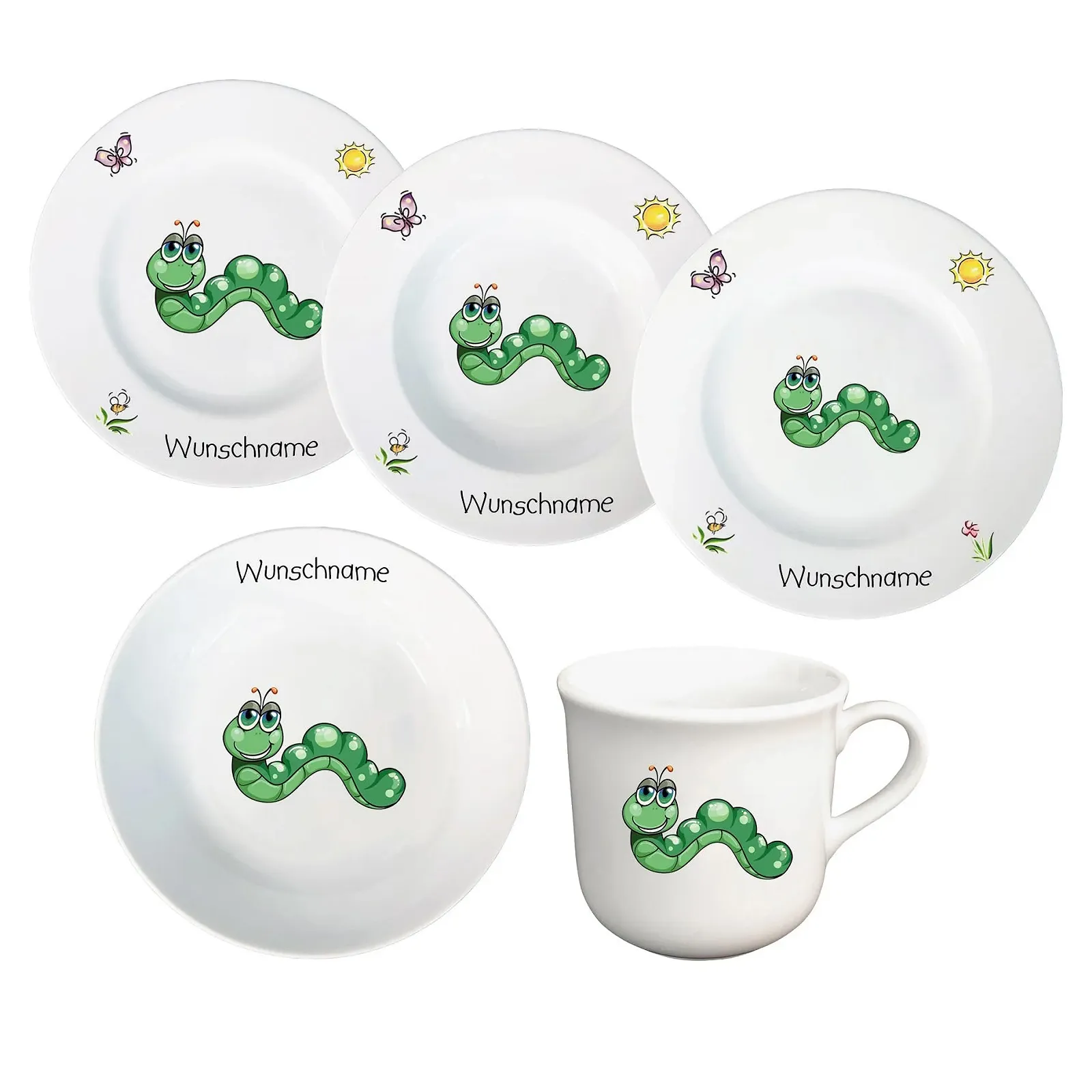 Детский Набор Посуды 5 предметов, фото №1 Детский Набор Посуды 5 предметов, фото №1