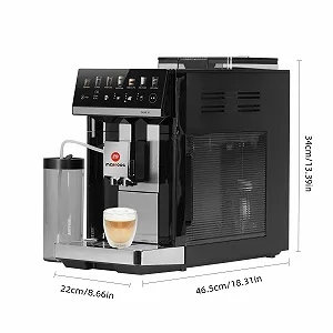 Супер автоматическая кофемашина Mcilpoog M3 15 Бар Черный - Фото 1