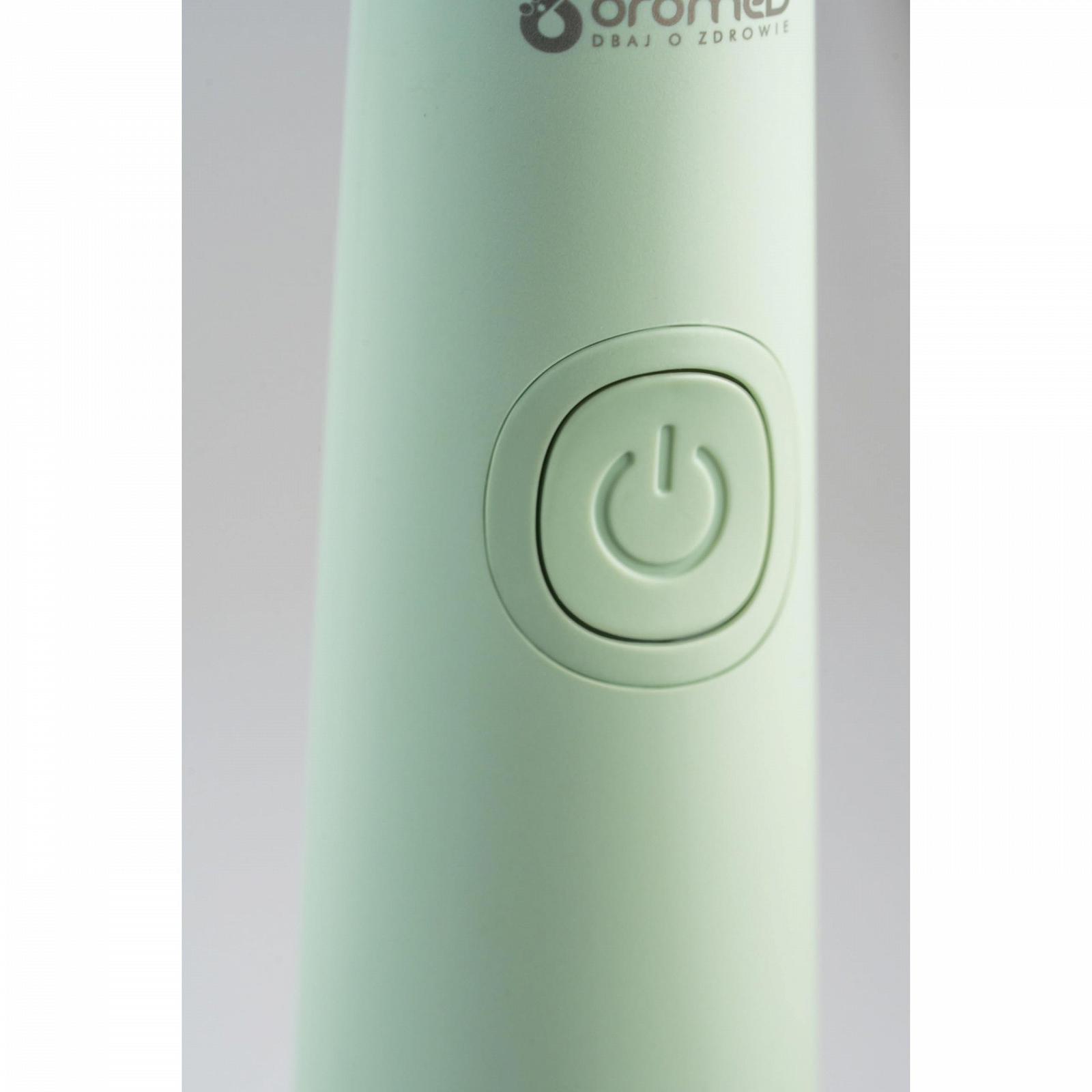 Електрична звукова зубна щітка oromed Oro-Sonic Professional 38000 вібрацій/хв IPX7 Зелена, фото №6
