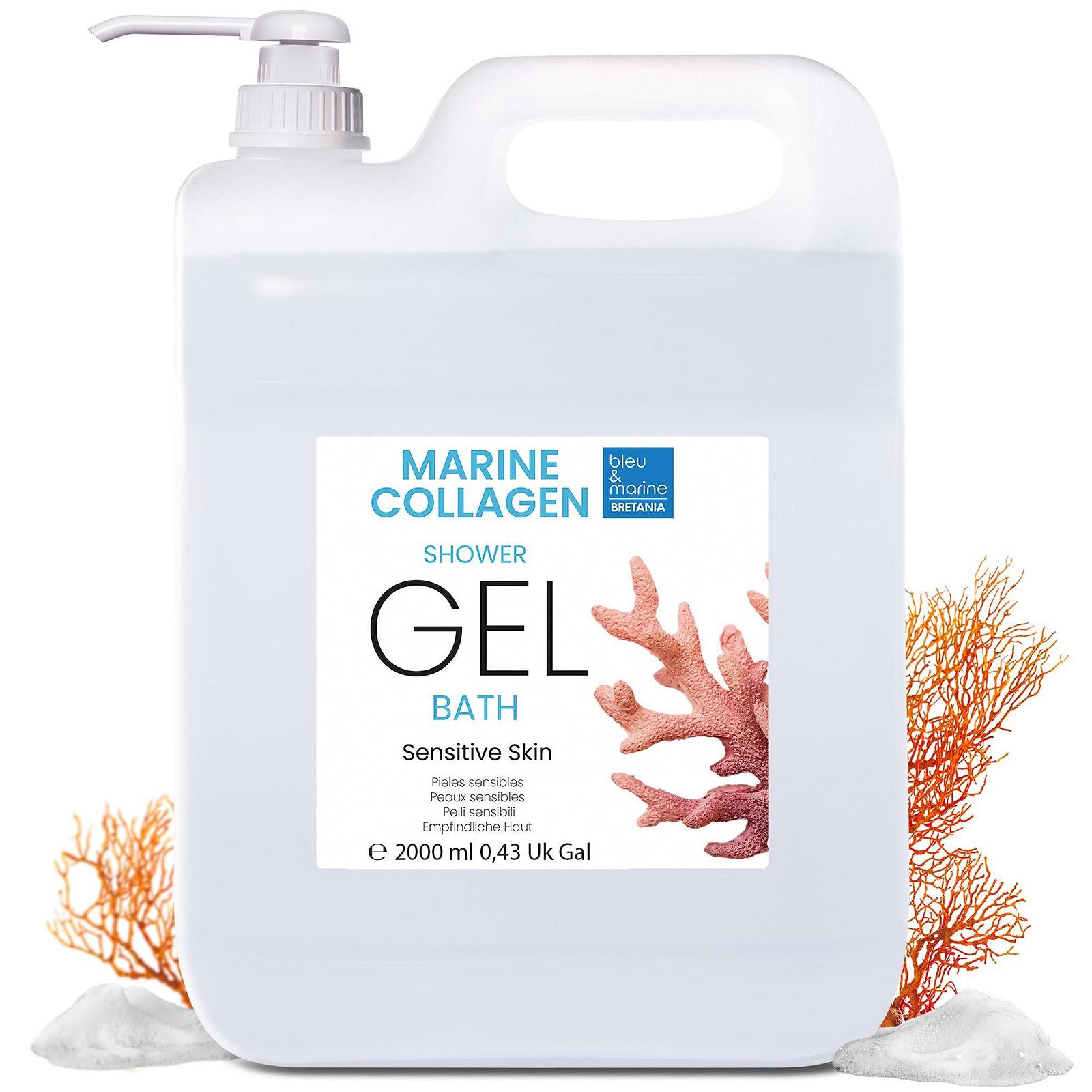 Гель для душу Collagen Triple Action для обличчя, тіла та волосся зміцнювальний з ефектом омолодження 2000 мл, фото №1