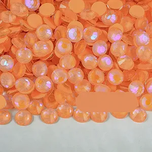 Стразы Плоские, без термофиксации SS6-SS30 Стеклянные стразы для дизайна ногтей, как на картинке, SS8 - 1440 шт - Фото 1