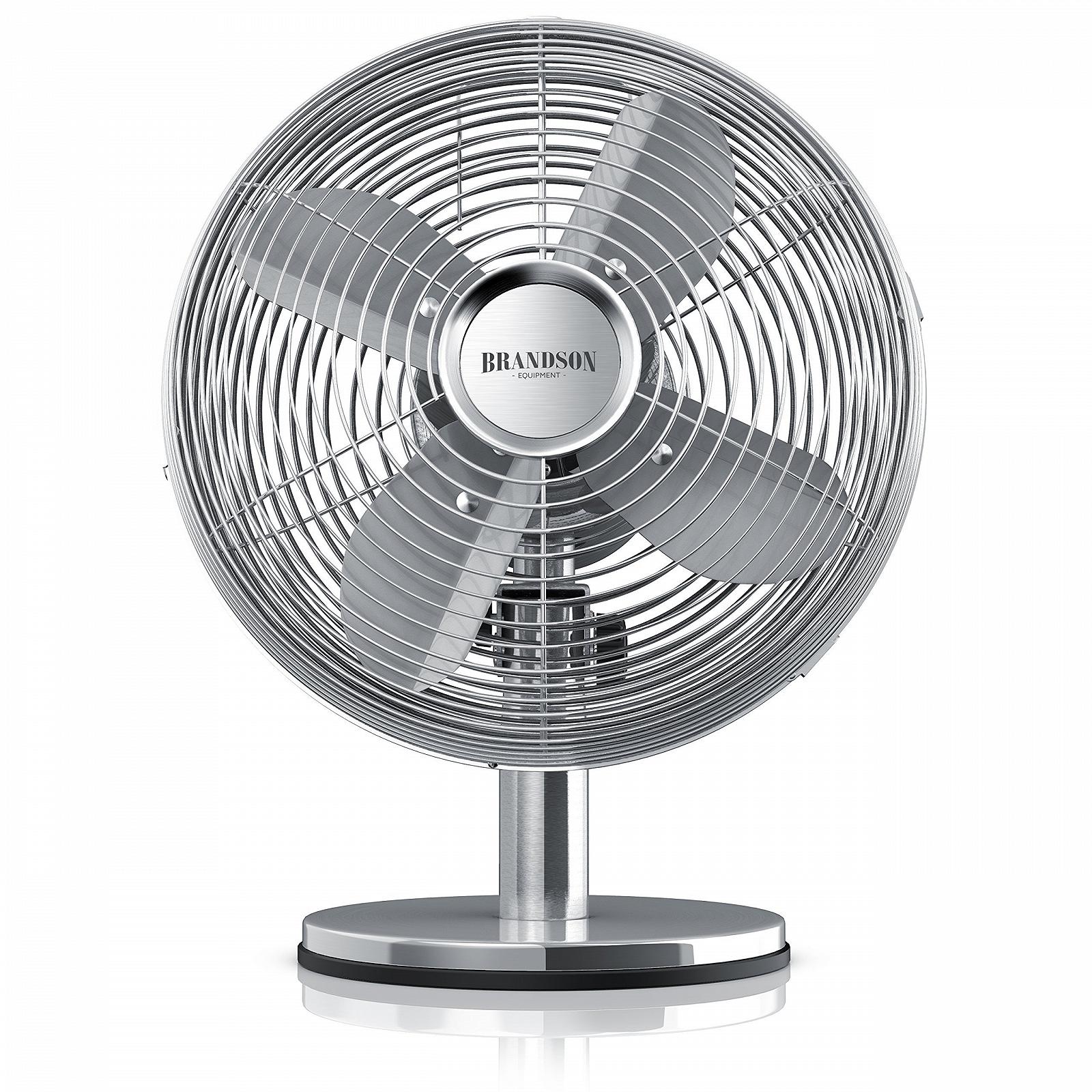 Вентилятор Настольный Brandson Retro Model 2020 Silverline, фото №1