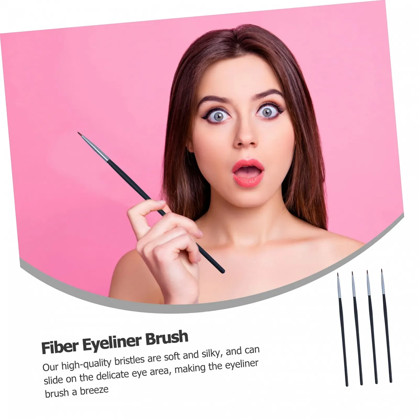 Кисти для подводки глаз FOMIYES, набор многофункциональных, фото №5