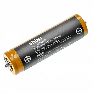 Акумулятор vhbw 680 mAh 3.7 V Li-Ion Чорний сумісний з Braun Waterflex WF2s - Фото 1