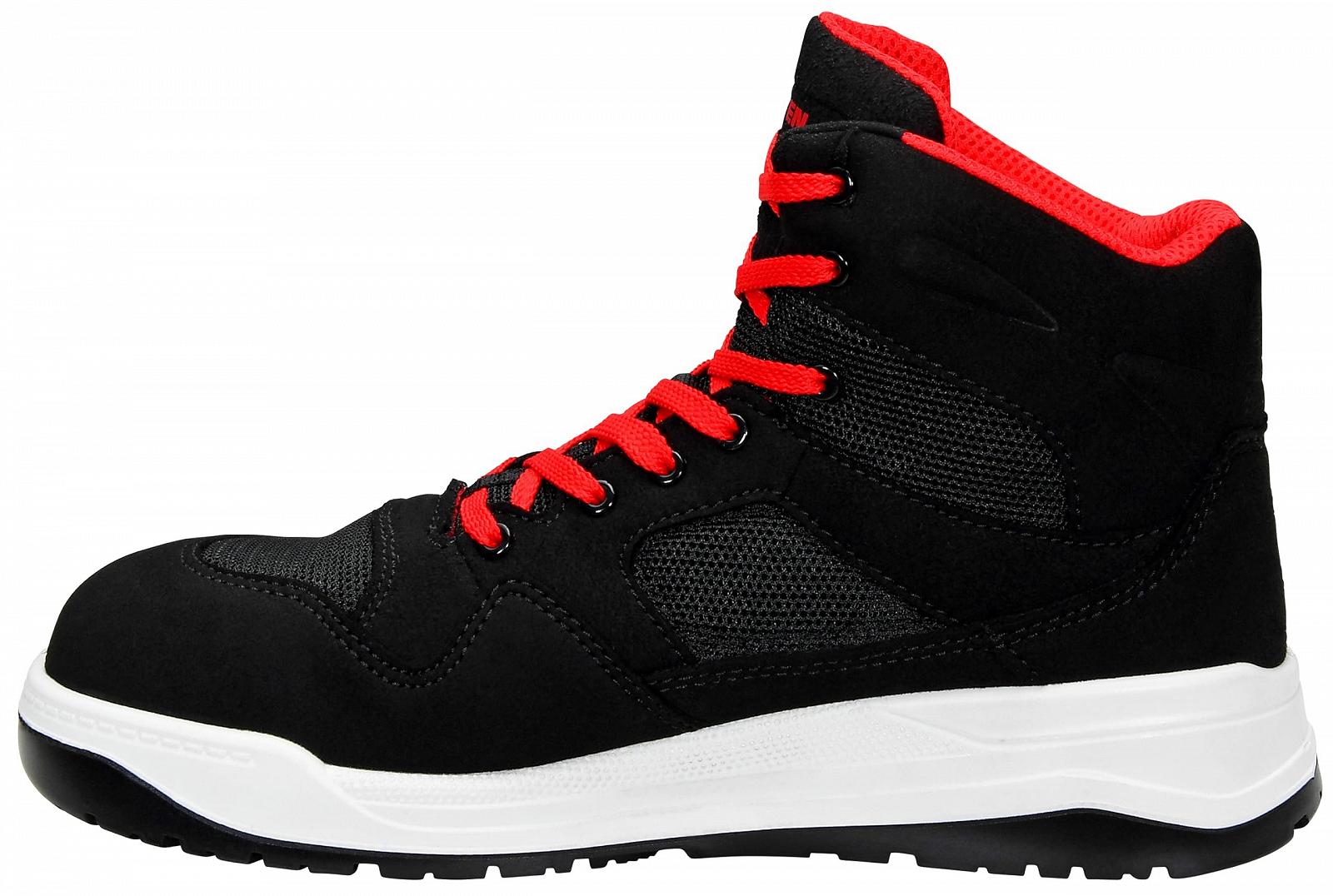 Чоловічі та  захисні кросівки ELTEN Lakers Black Mid ESD S1PS, текстиль, пластиковий підносок, легкі, спортивні, фото №3
