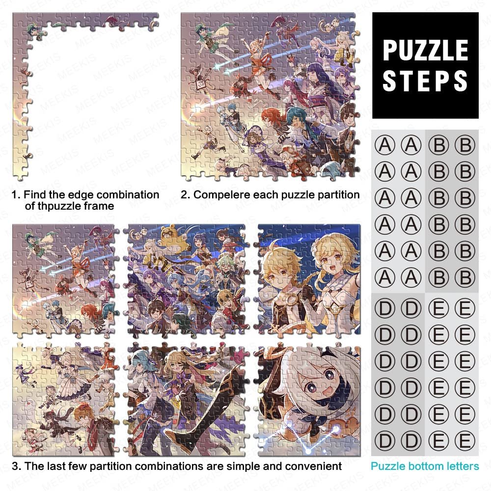 Пазл Genshin Impact Raiden Shogun 1000 деталей из 100% переработанного картона 26 x 38 см, фото №4 Пазл Genshin Impact Raiden Shogun 1000 деталей из 100% переработанного картона 26 x 38 см, фото №4