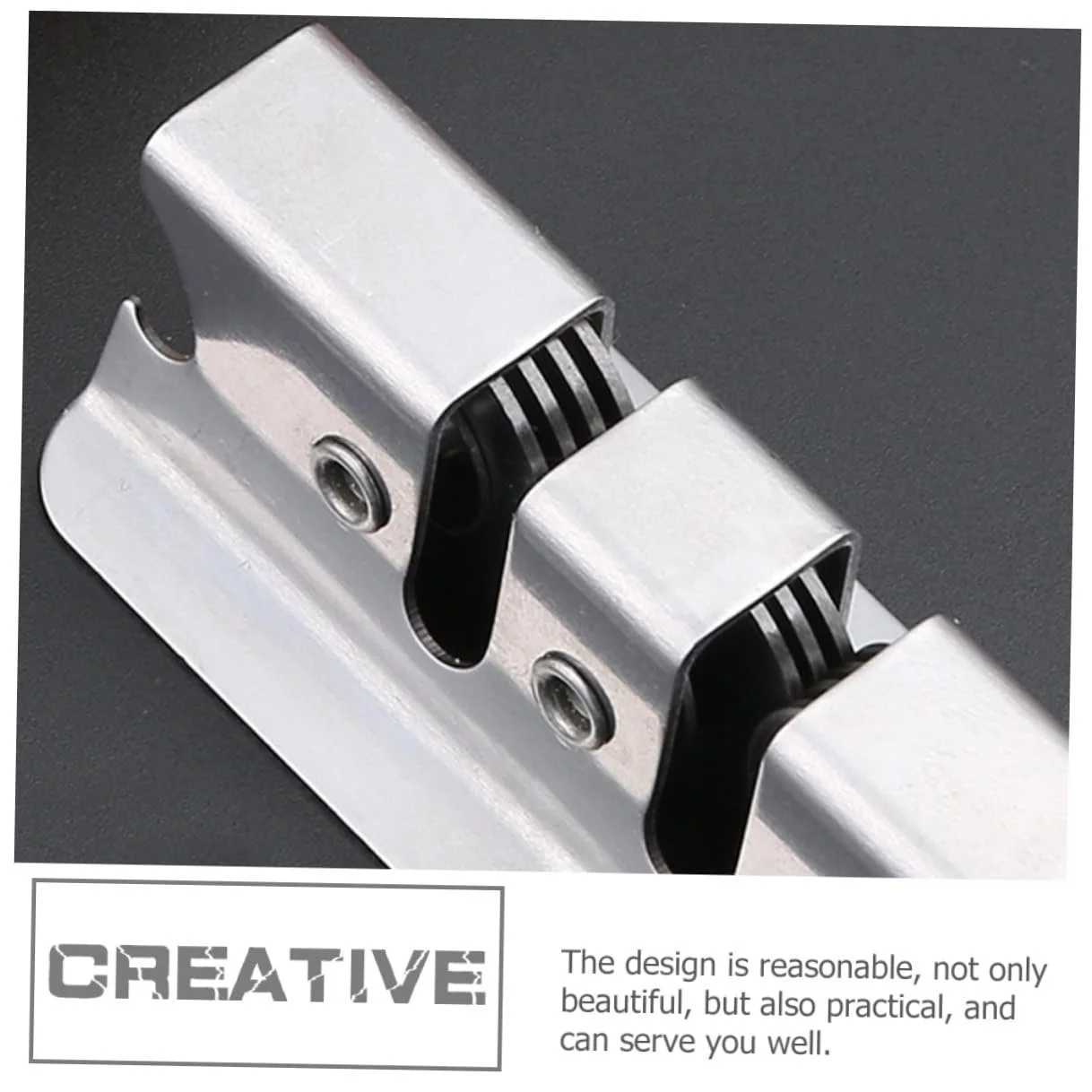 Точилка для ножів Toyvian побутова ергономічна нержавіюча сталь, фото №6