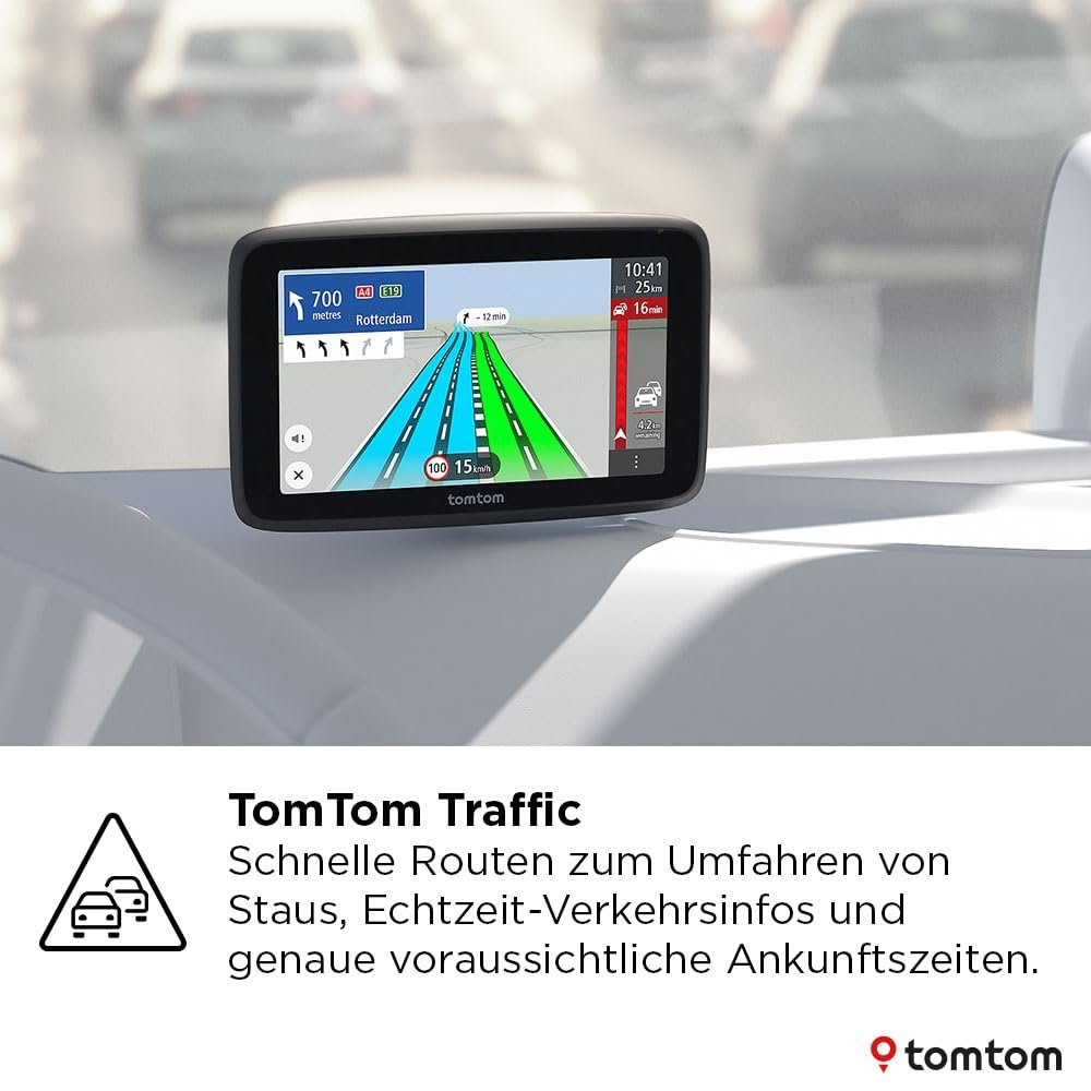 GPS Навигатор TomTom GO Professional 2-го поколения для грузовиков 6 дюймов сенсорный экран с картами Европы и информацией о трафике в реальном времени, фото №2