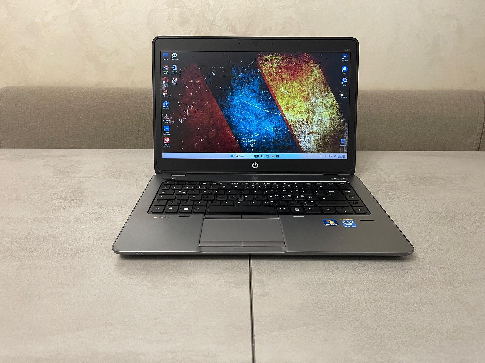 Ультрабук HP EliteBook 840 G1, 14 HD+, i5-4300U, 8GB, 128GB SSD, фото №1