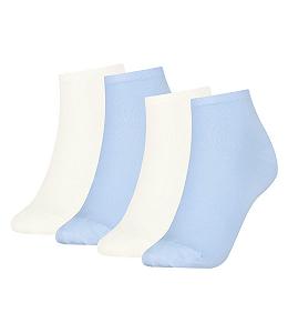 Носки Tommy Hilfiger Casual Short, 4 пары, -101 светло-голубой - Фото 1