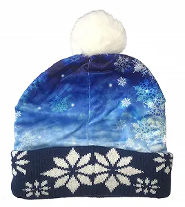 Зимняя шапка Disney Frozen для девочек (52, Синяя), синяя synthetic.ua - Фото 1