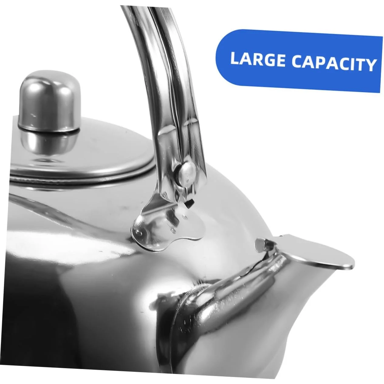 Чайник-заварник FUNNETOYU з нержавіючої сталі з вбудованим фільтром, жаростійкий та нержавіючий, великий для розсипного чаю, фото №3