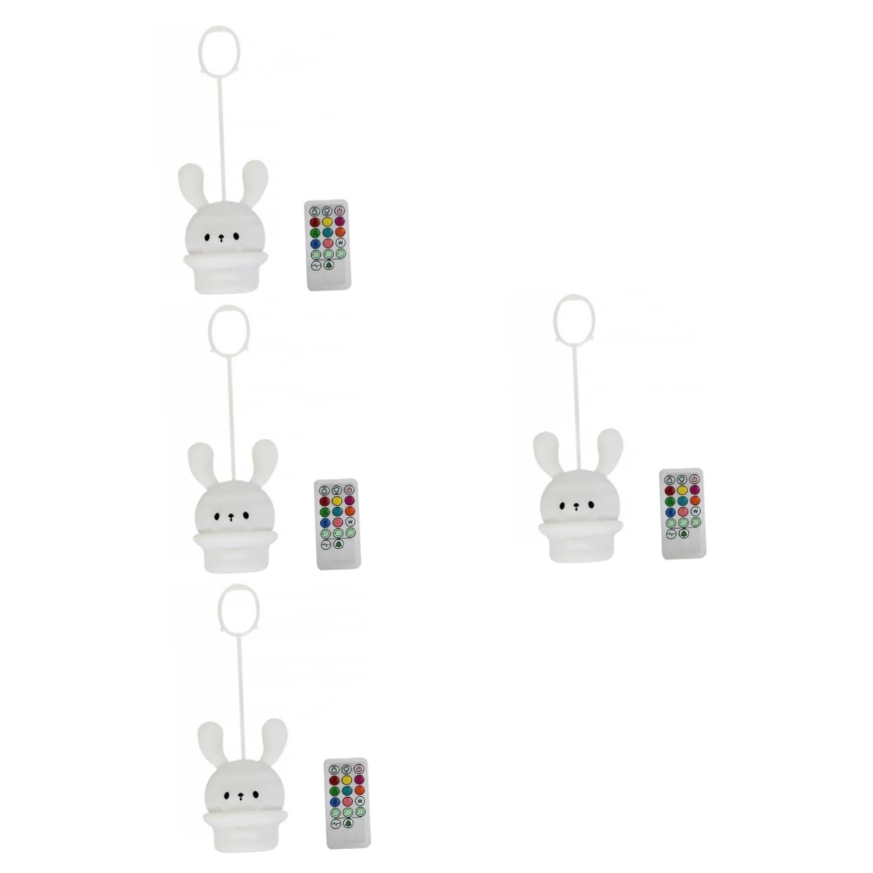 Лампа Zerodeko Pack Long Ear Rabbit из силикона Сенсорная лампа для детей, фото №1