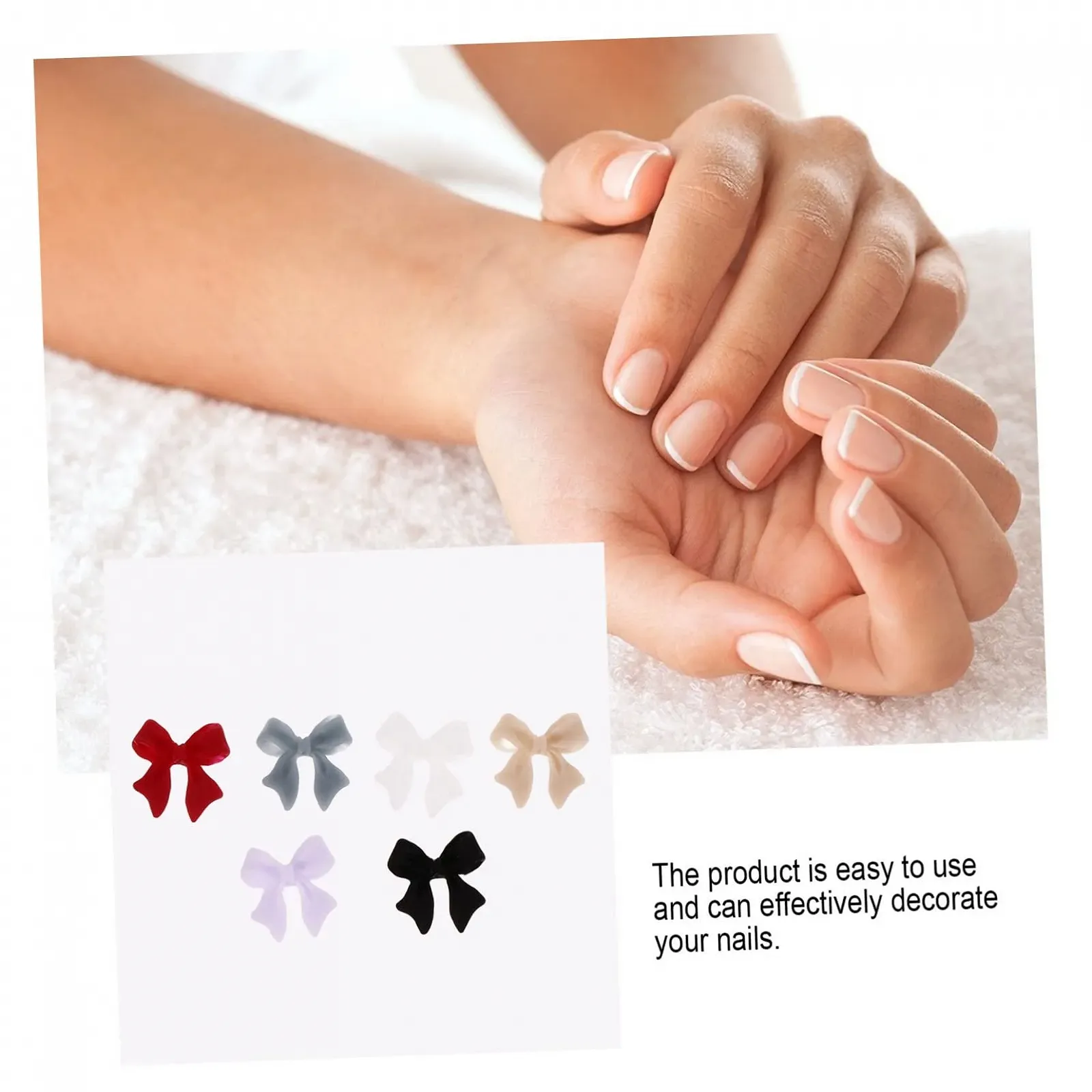 Аксессуары для ногтей Healvian, 2 шт., искусственные украшения для ногтей, милый декоративный кулон для ногтей, искусственные украшения для ногтей, маникюрный хрустальный клей, поляризованные световые бриллиантовые ювелирные изделия из смолы, фото №6