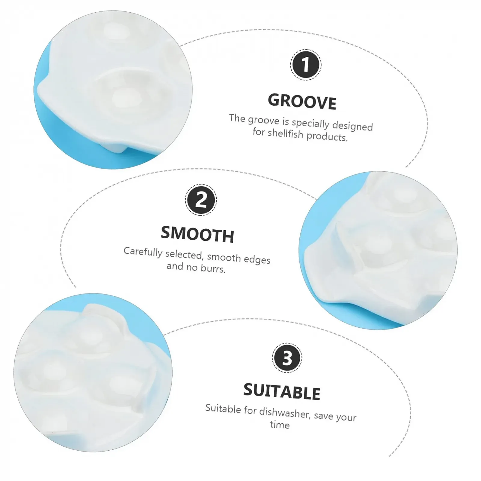 Форма для запекания улиток керамическая порционная с ячейками, фото №7