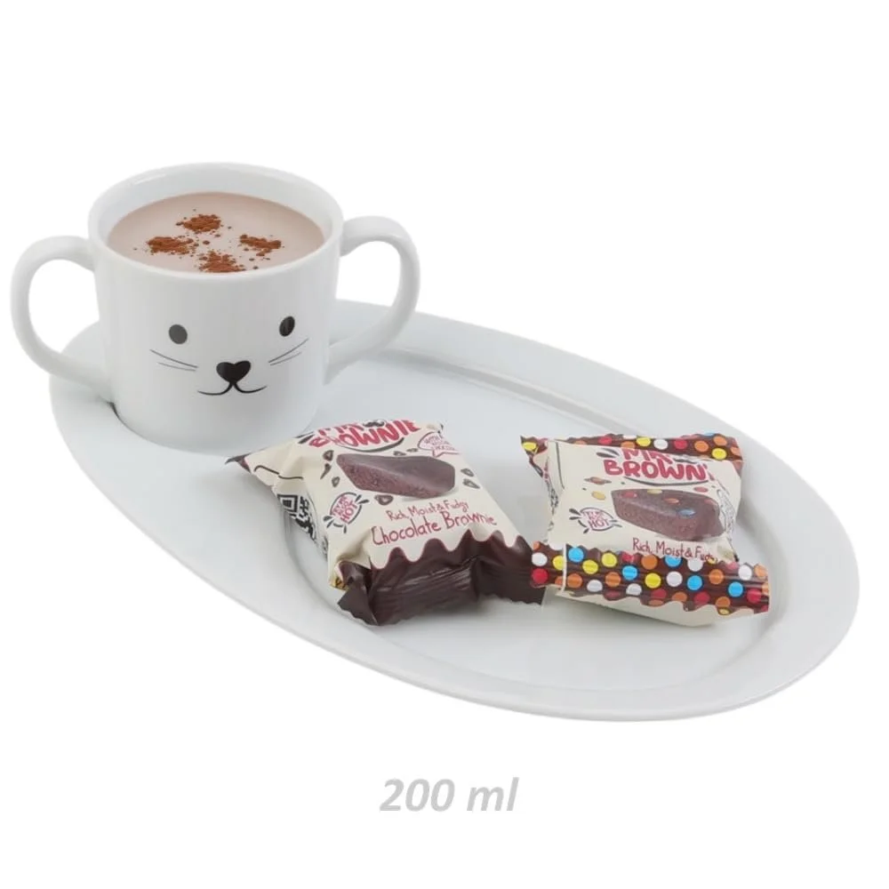 Детский набор Holst Porzellan Mausi-Bear 2 предмета, фарфор, белый, фото №3 Детский набор Holst Porzellan Mausi-Bear 2 предмета, фарфор, белый, фото №3