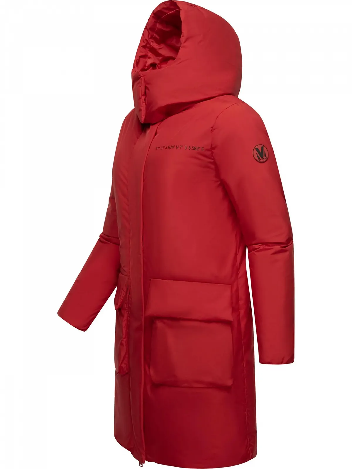 Куртка зимняя Marikoo Nanami 16 Женская Длинная Теплая с капюшоном, фото №2