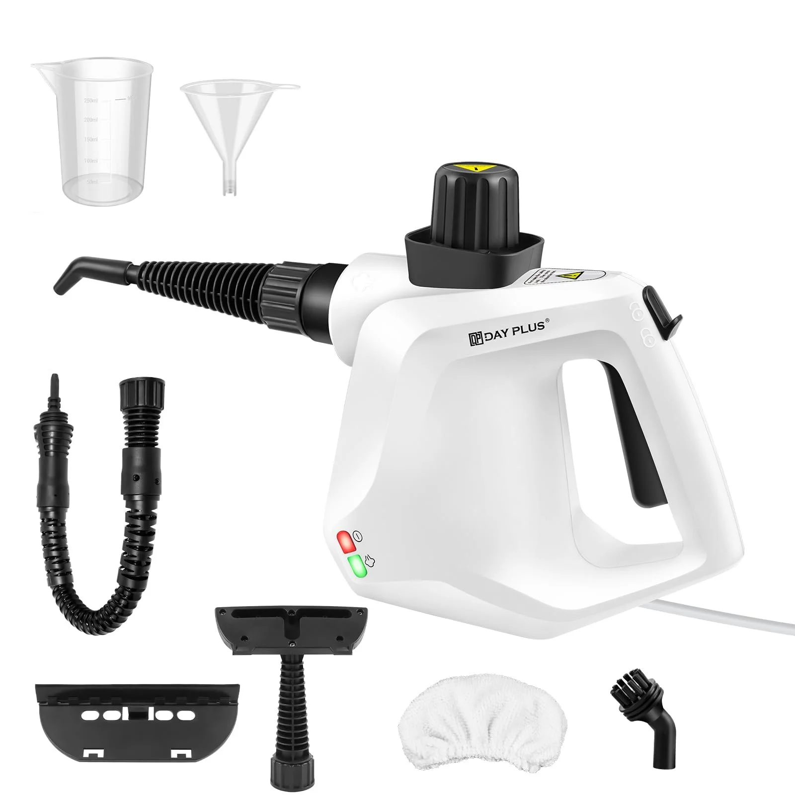 Пароочиститель ручной 1000 Вт IPX4 9 аксессуаров, фото №1