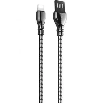Дата кабель USB 2.0 AM to Lightning 1.0m metal spring black ColorWay (CW-CBUL013-BK), фото №1 Дата кабель USB 2.0 AM to Lightning 1.0m metal spring black ColorWay (CW-CBUL013-BK), фото №1