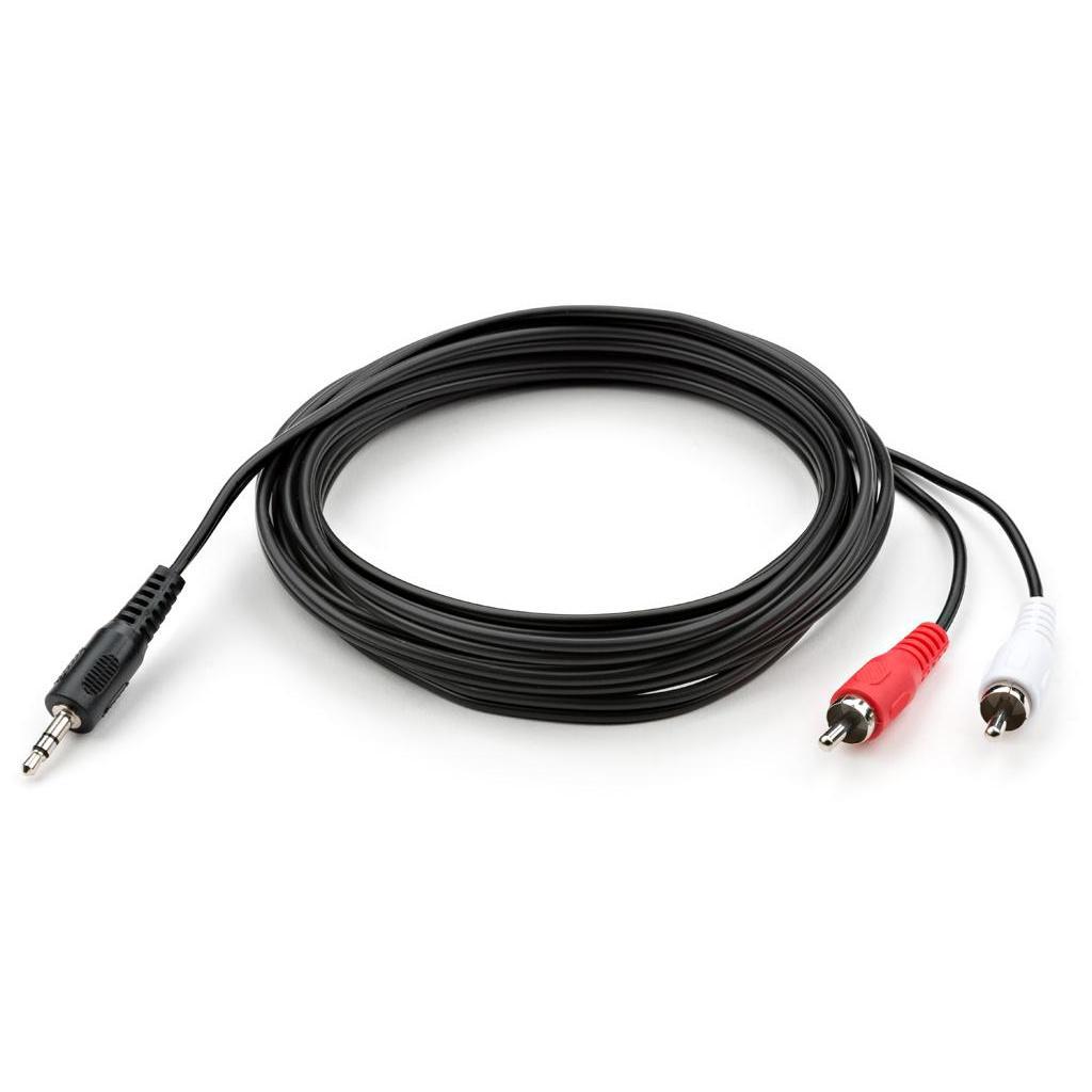 Кабели мультимедийные Vinga Jack 3.5mm M to 2xRCA 3 m VCPDCJ35MRCA23BK, фото №2