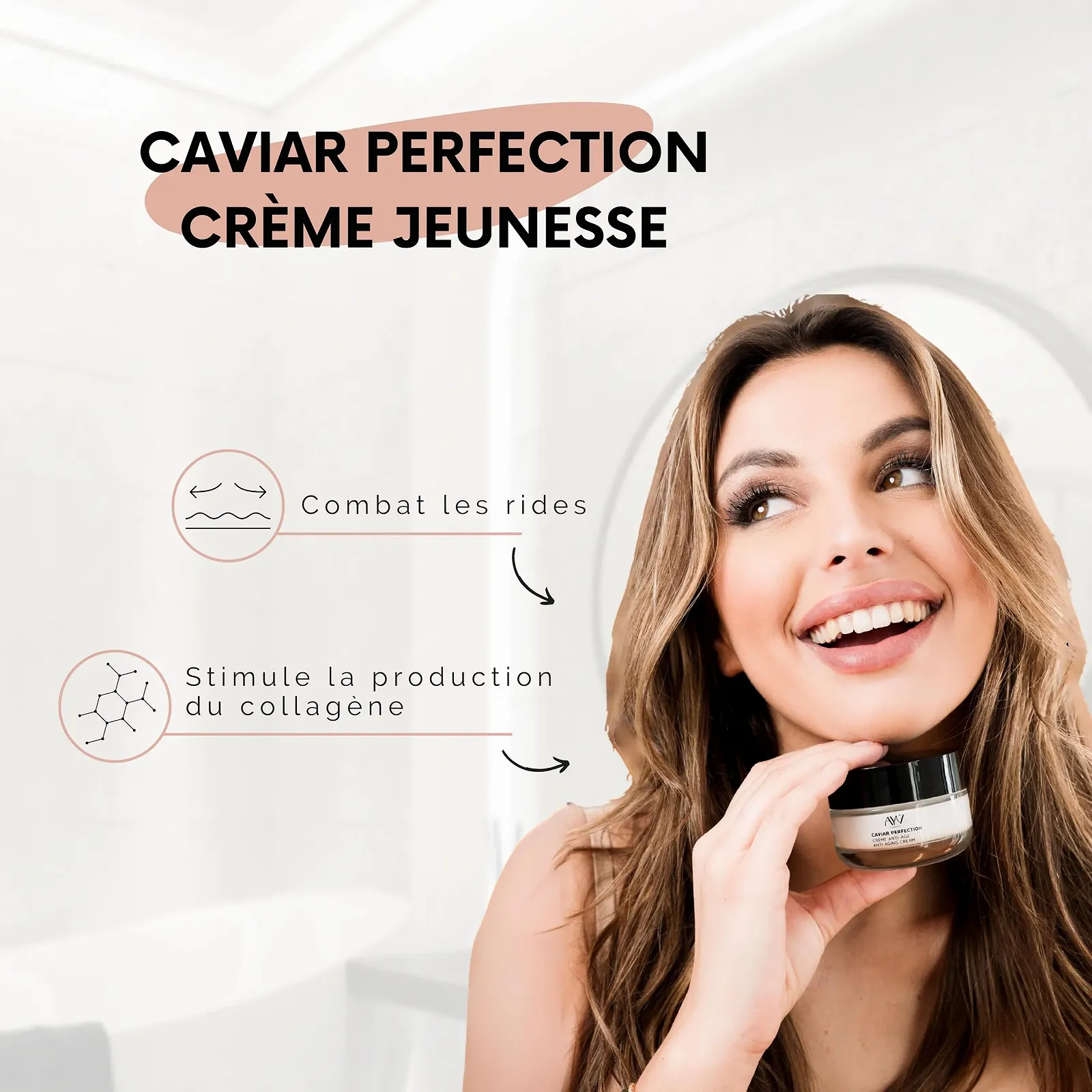 Омолоджуючий крем проти зморшок AYV Cosmetics Caviar Perfection 50 мл, фото №2 Омолоджуючий крем проти зморшок AYV Cosmetics Caviar Perfection 50 мл, фото №2
