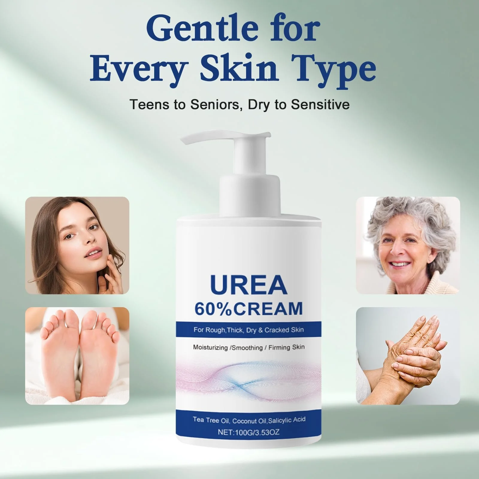 Крем для ног Urea Cream 60% восстанавливающий от мозолей увлажняющий 100 г, фото №8