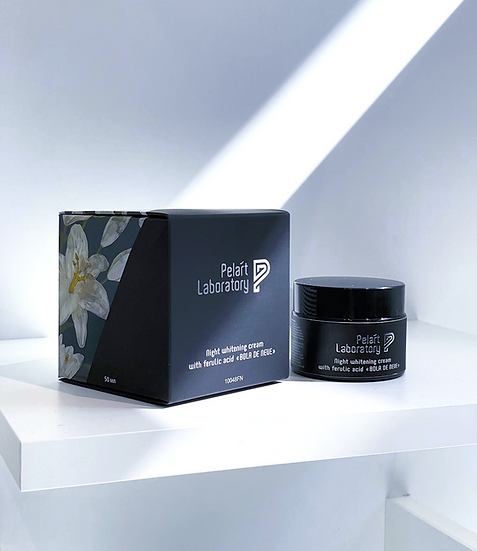 Нічний відбілювальний крем BOLA DE NEVE з феруловою кислотою Pelart Laboratory Night Whitening Cream With Ferulic Acid 50 мл, фото №1 Нічний відбілювальний крем BOLA DE NEVE з феруловою кислотою Pelart Laboratory Night Whitening Cream With Ferulic Acid 50 мл, фото №1