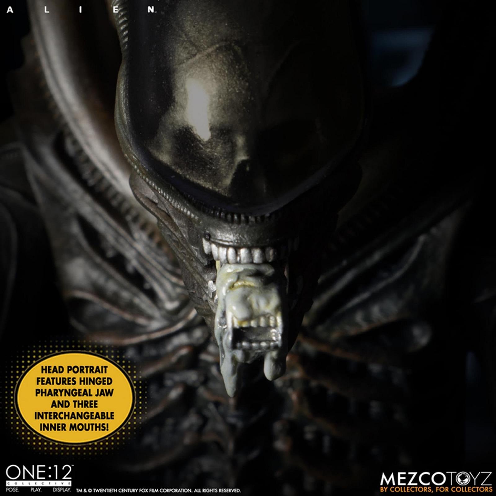 Фігурка Mezco Alien One:12 Collective Deluxe, різнокольорова, 100% пластик, фото №5