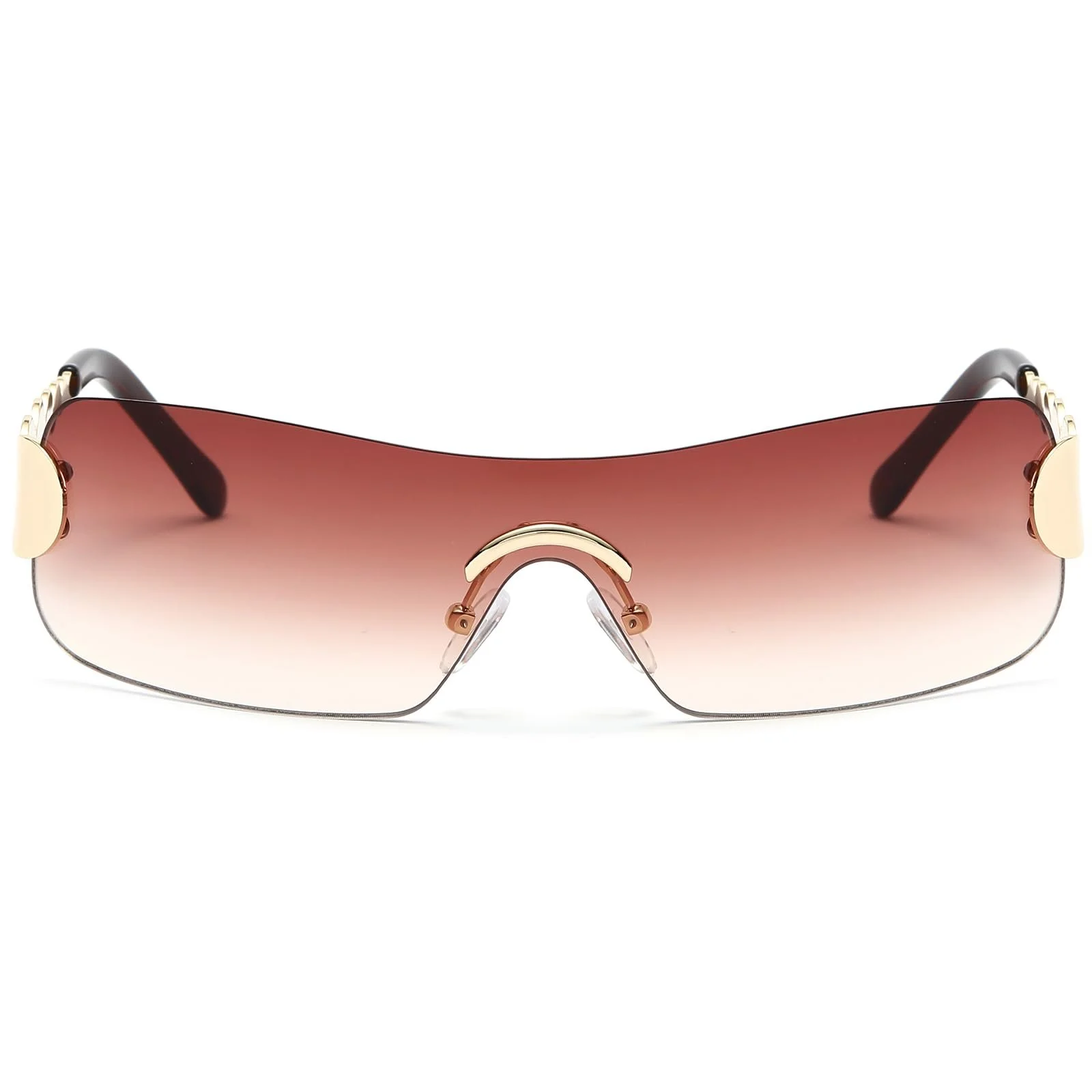 Сонцезахисні окуляри Без оправи LJCZKA Y2K Жіночі Чоловічі, фото №2 Сонцезахисні окуляри Без оправи LJCZKA Y2K Жіночі Чоловічі, фото №2