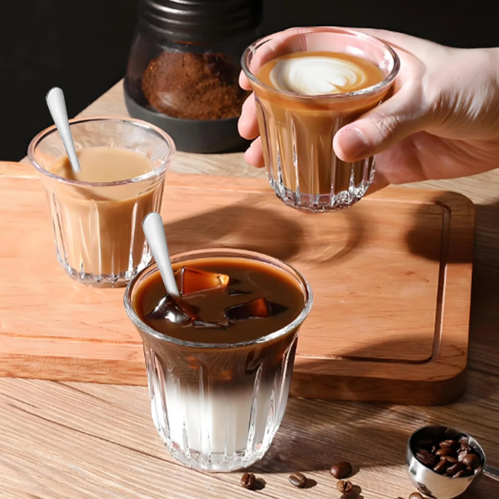 Ложка Кавова 7.5 см Сріблястий, паковання 10 штук, фото №5