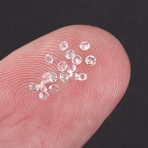 Мікро-діаманти для нігтів 1440 шт. Crystal Flat Back (потрібен клей) для декорування нігтів, білий synthetic.ua - Фото 1