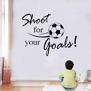 Наклейки на стіну SITAKE Football Shoot for Your Goals 60x80 см Вінілові - Фото 1