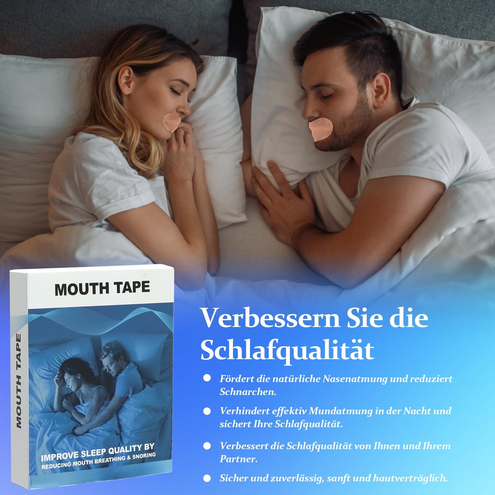 Пластир для рота SPOKKI 50 шт. для сну, Преміум стрічка для рота для сну, Антихрап, фото №7