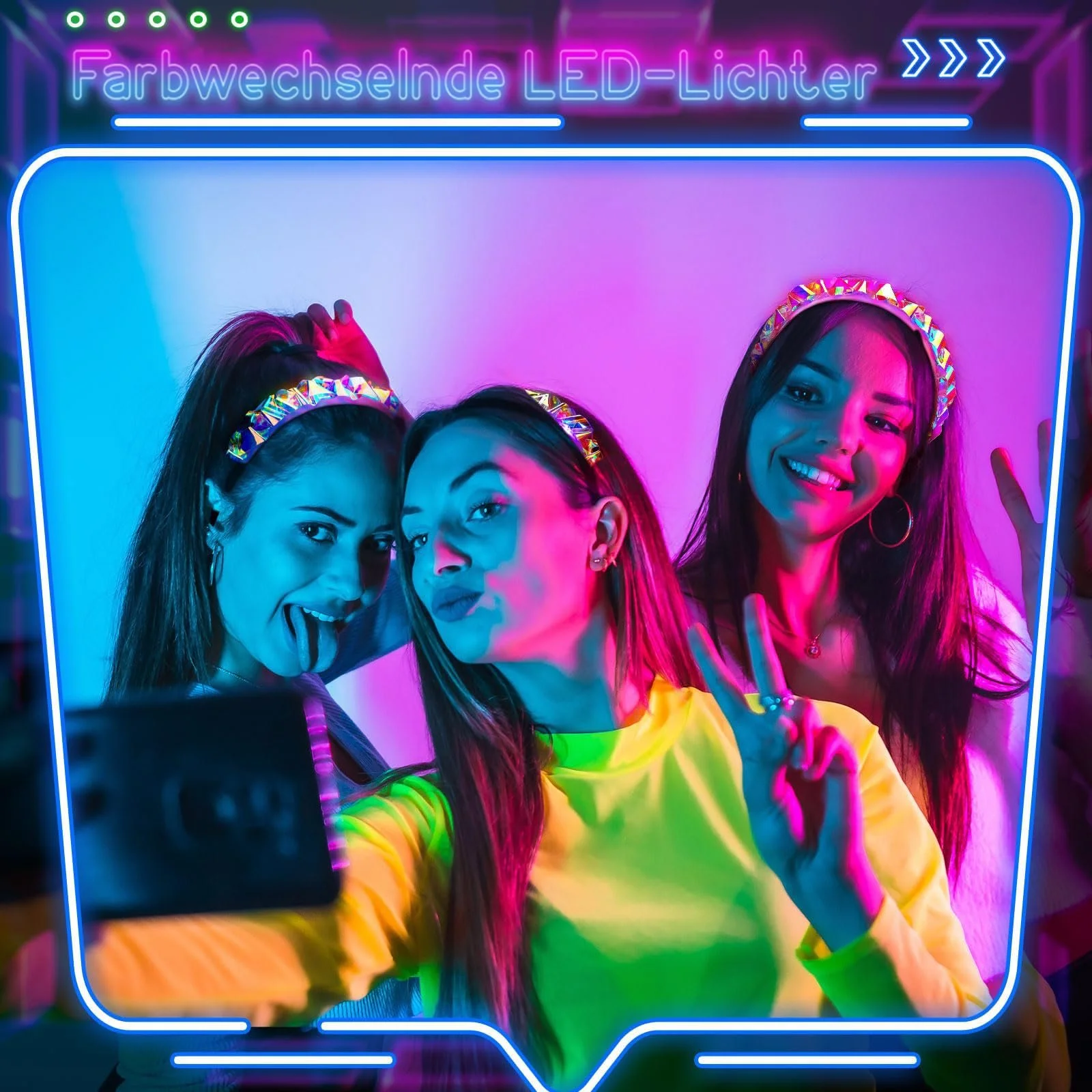 Світлодіодна Обруч на голову Classic M, фото №4