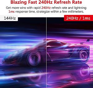 Монитор 25" Z-Edge UG25I Full HD VA 240 Гц synthetic.ua - Фото 1