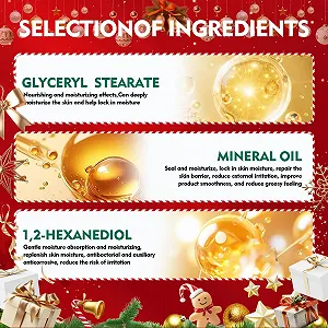 Набор рождественских кремов для рук, ежедневный увлажняющий крем для рук, для очень сухой кожи рук, подарок для семьи и друзей (5 x 30 г) synthetic.ua - Фото 1