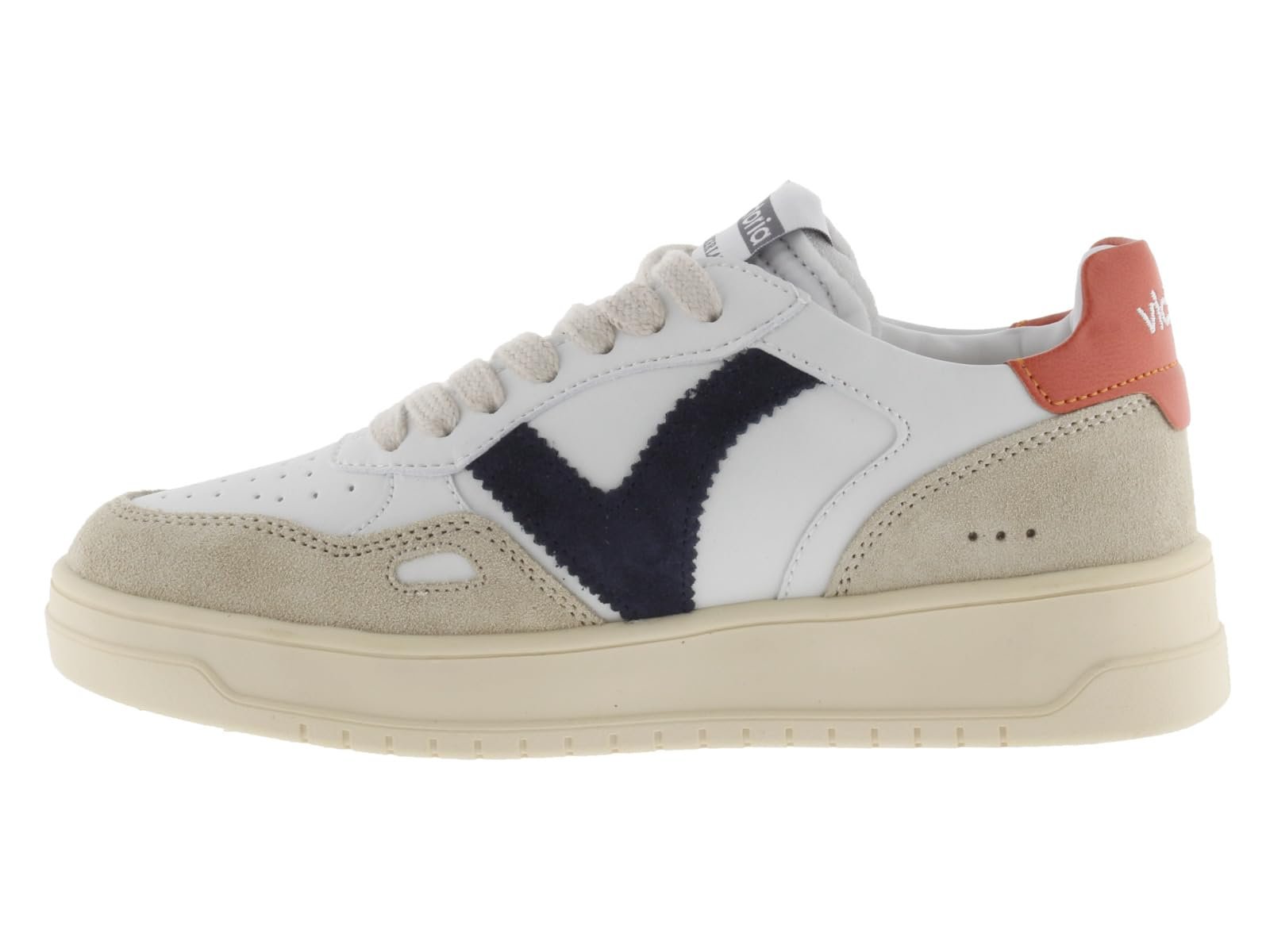 Кеди Victoria Seul Шкіряний Ефект і Кольорові та Спліт Шкіряні Деталі в Контраст Unisex для Дорослих, фото №6