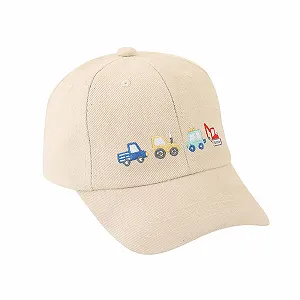 Бейсболка Snapback дитяча з вишивкою трактора та мультяшним принтом регульована - Фото 1