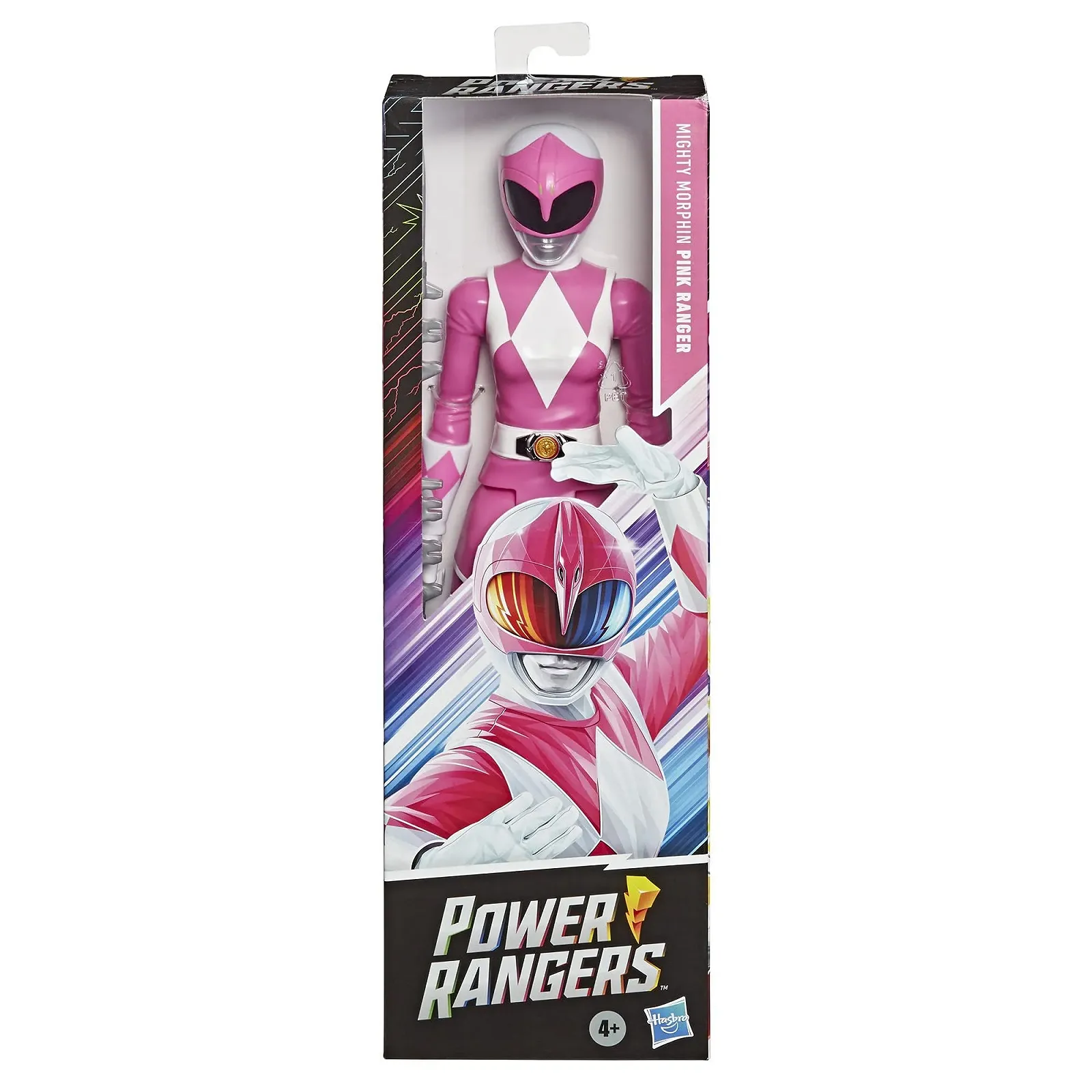 Игровая фигурка Power Rangers Mighty Morphin Pink Ranger 30 см с аксессуаром Power Bow, фото №1