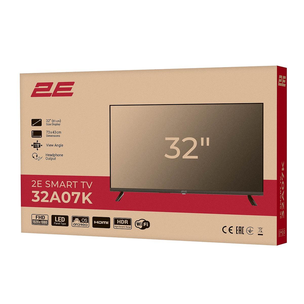 Телевізор 32" 2E LED FHD 60Hz Smart WebOS Black (2E-32A07KW), фото №6 Телевізор 32" 2E LED FHD 60Hz Smart WebOS Black (2E-32A07KW), фото №6