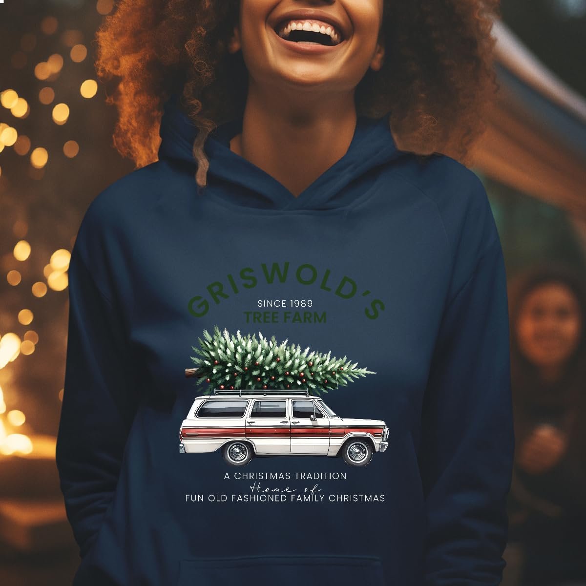 Худи Griswolds Tree Farm Christmas, фото №3